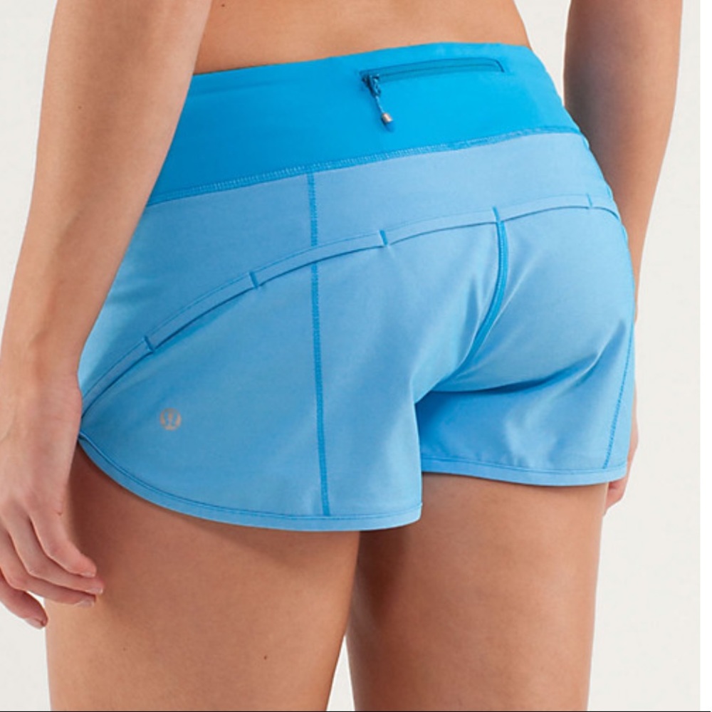 lululemon speed shorts size 2